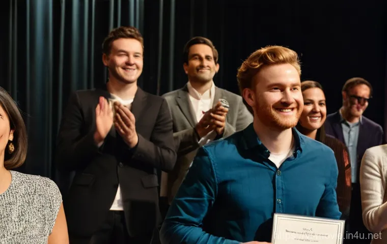 영화 제작 관련 학과 입학 전략 - **Prompt:** A dynamic scene featuring a small team of three young filmmakers, all dressed in practic...