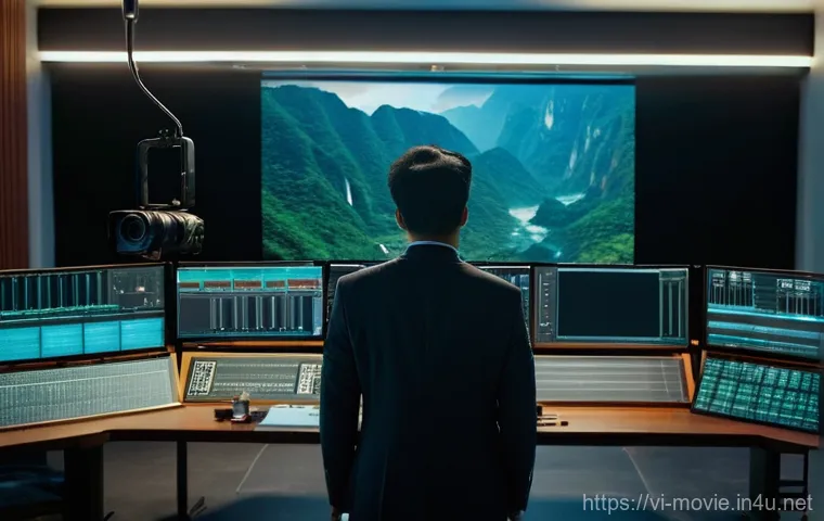 촬영 현장의 팀워크 사례 - **"A creative discussion session among a small, diverse group of Vietnamese film professionals in a ...