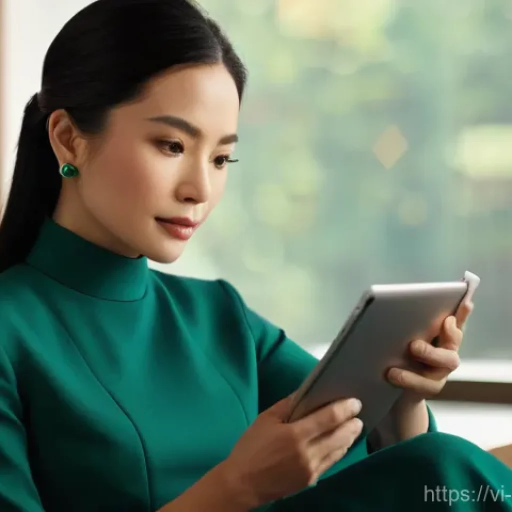 영화 업계 인터뷰 사례 - **Prompt 1: The Poised Actress Preparing for an Interview**
    A sophisticated young Vietnamese act...