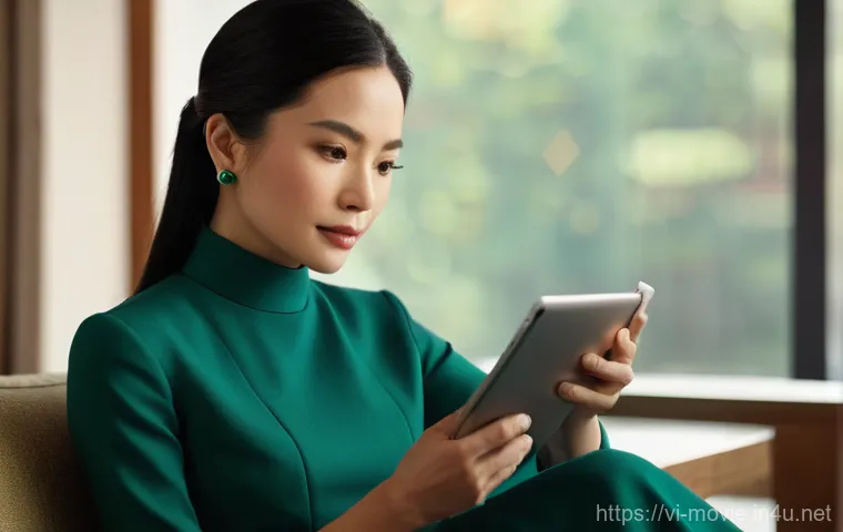 영화 업계 인터뷰 사례 - **Prompt 1: The Poised Actress Preparing for an Interview**
    A sophisticated young Vietnamese act...
