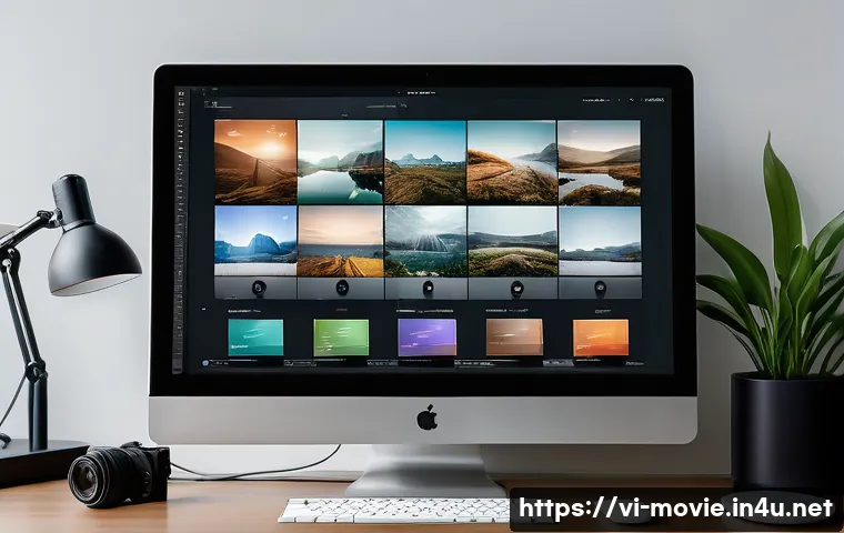 영화 제작 포트폴리오 구성 팁 - A professional Vietnamese filmmaker’s portfolio presentation scene in a modern, minimalist workspace...